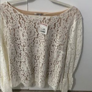 Rose and Olive lace shirt